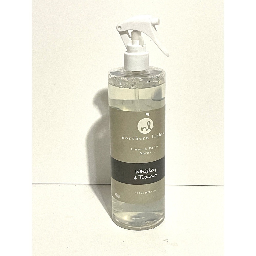 Northern Lights Linen And Room Spray,  Whiskey & Tobacco 16 Fl Oz